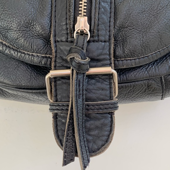 Tano Bag .Black leather crossbody purse with zipper. Used - Picture 13 of 14